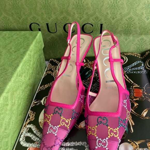 Gucci Pink Women's Shoes size 37 - Picture 4 of 6